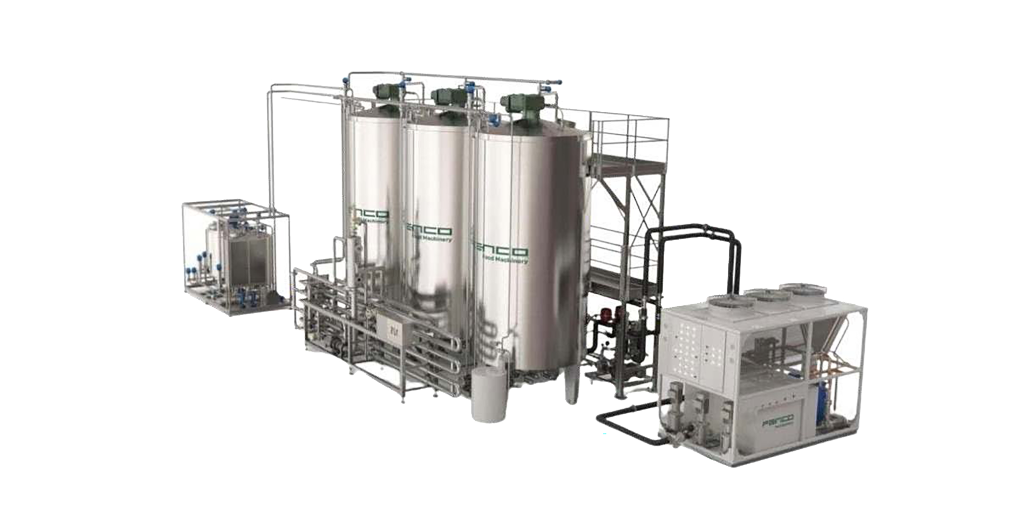 Complete Milk and Plant-Based Beverage Processing Line Production Line